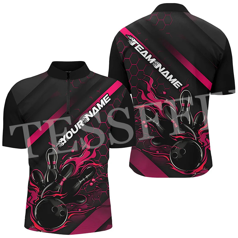 Custom Name Strike Bowling Fla - Short Sleeve Bowling Shirt Retro review and price