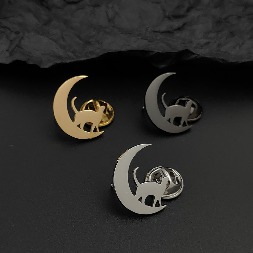 Creative moon cat silhouette s - Suits review and price