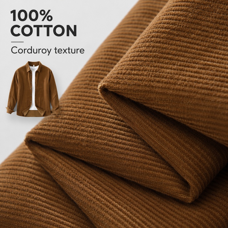 Men's 100% Cotton Corduroy Shi - Corduroy Button Up Shirt Men review and price