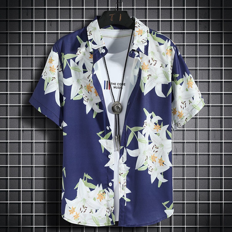 Hawaiian beach shirts Men's sh - Vintage Hawaiian Floral Shirt review and price