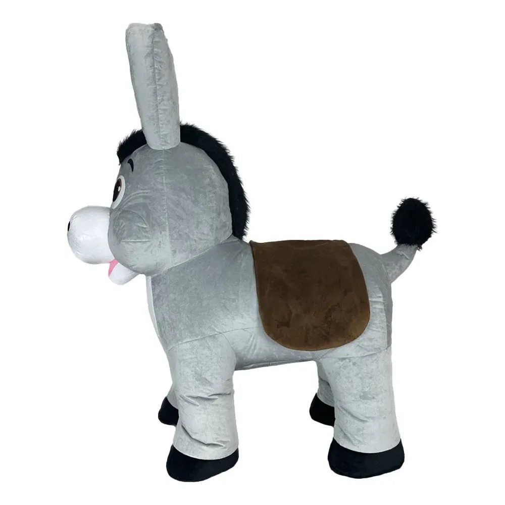 Inflatable Grey Donkey Mascot  - Suits review and price
