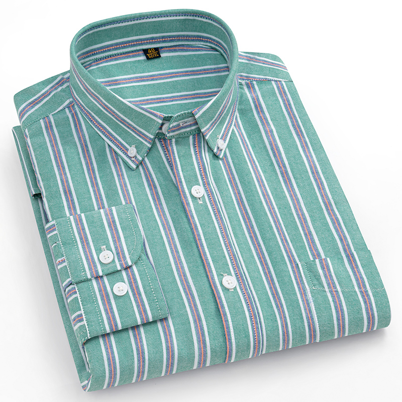 160KG Oversized Shirt Striped  - Oxford Cotton Casual Shirt Business review and price